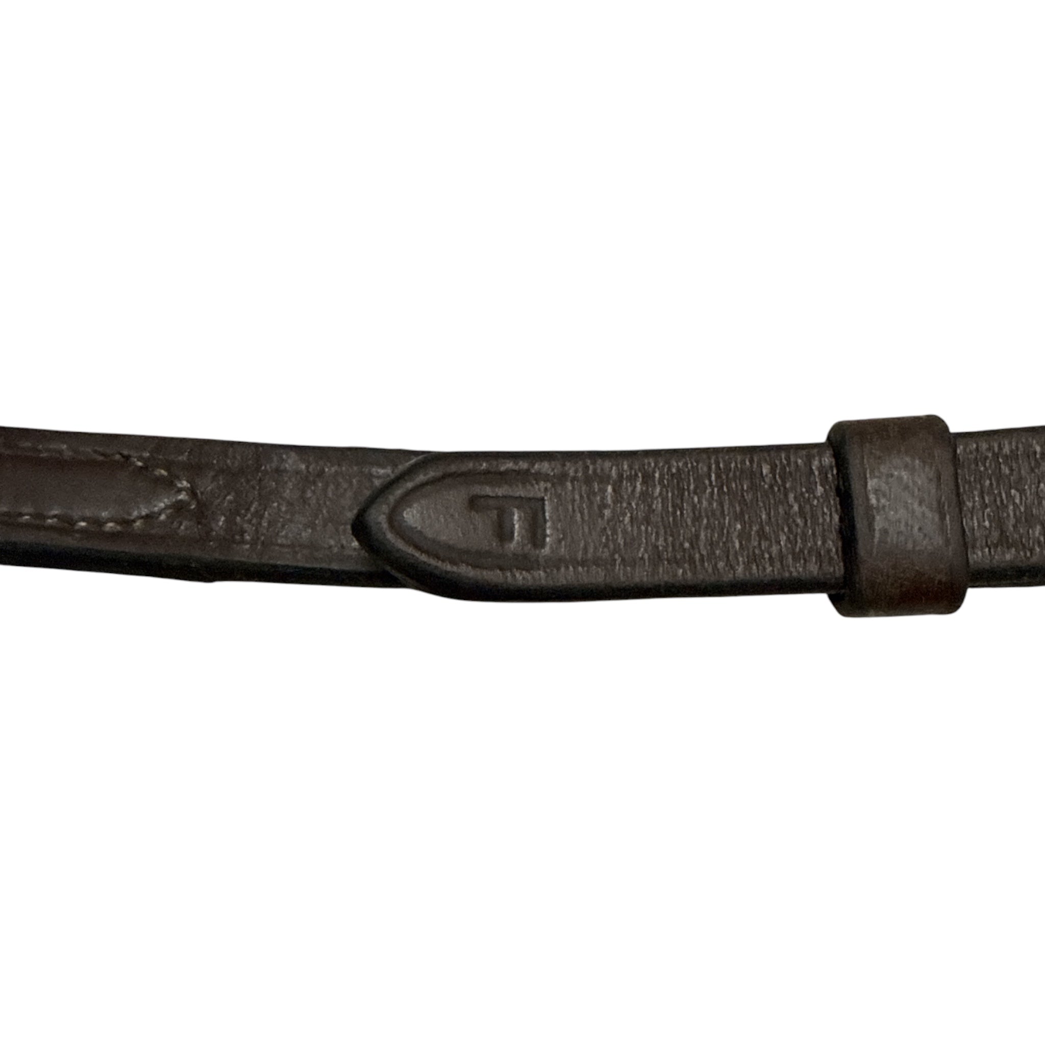 Fancy Raised Standing Martingale - Brown / Full Horse Size