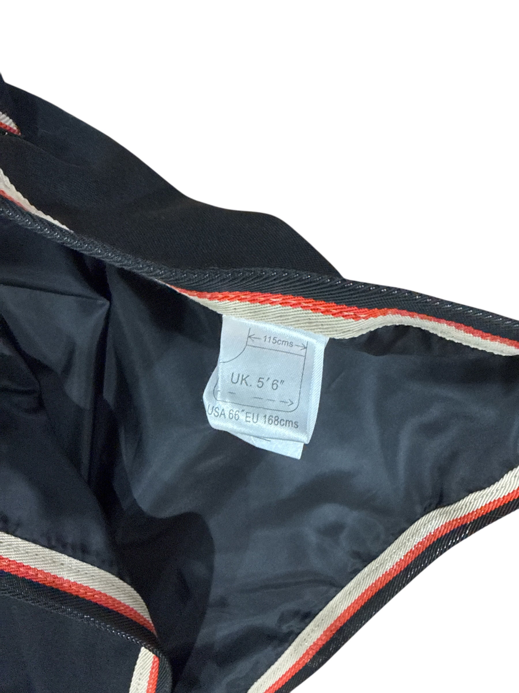 Horseware Rambo Helix Stable Sheet Pony Black Size US 66" / UK 5'6" NEW