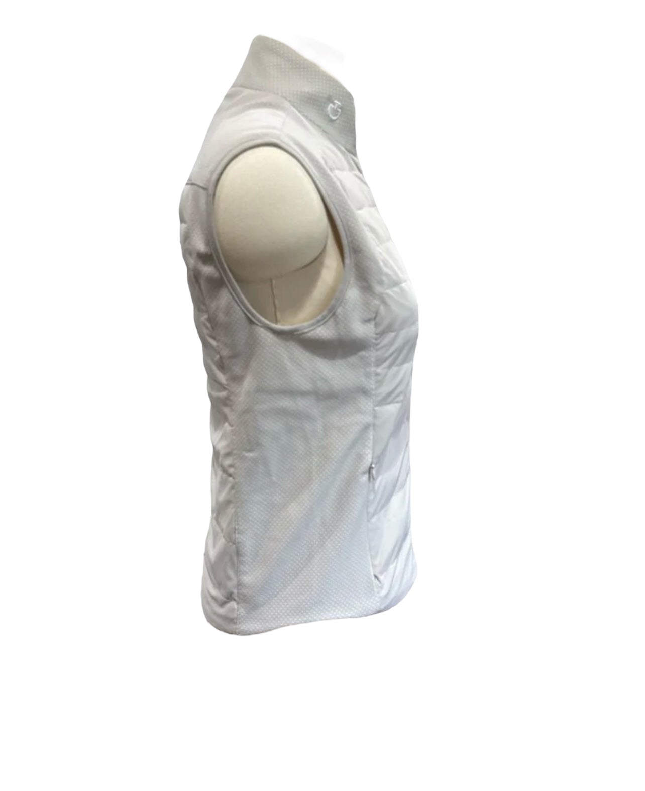 Cavalleria Toscana Women's "Amazzone" Lightweight Down Vest -  Light Tan (Sand) Size Small