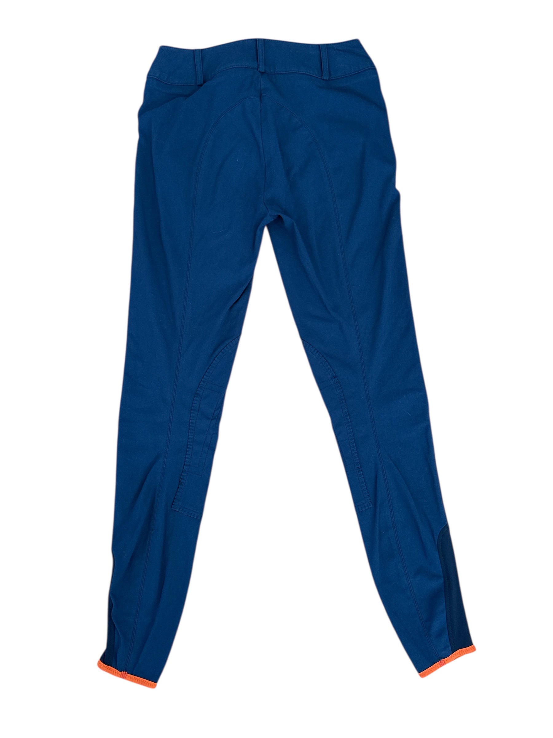 Hermes Women's Knee Patch Jump Breeches - Blue / Size US 26 (FR 36)