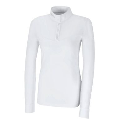 Pikeur Elonie Long Sleeve Show Shirt - White / Size EU44 / US 12 NEW