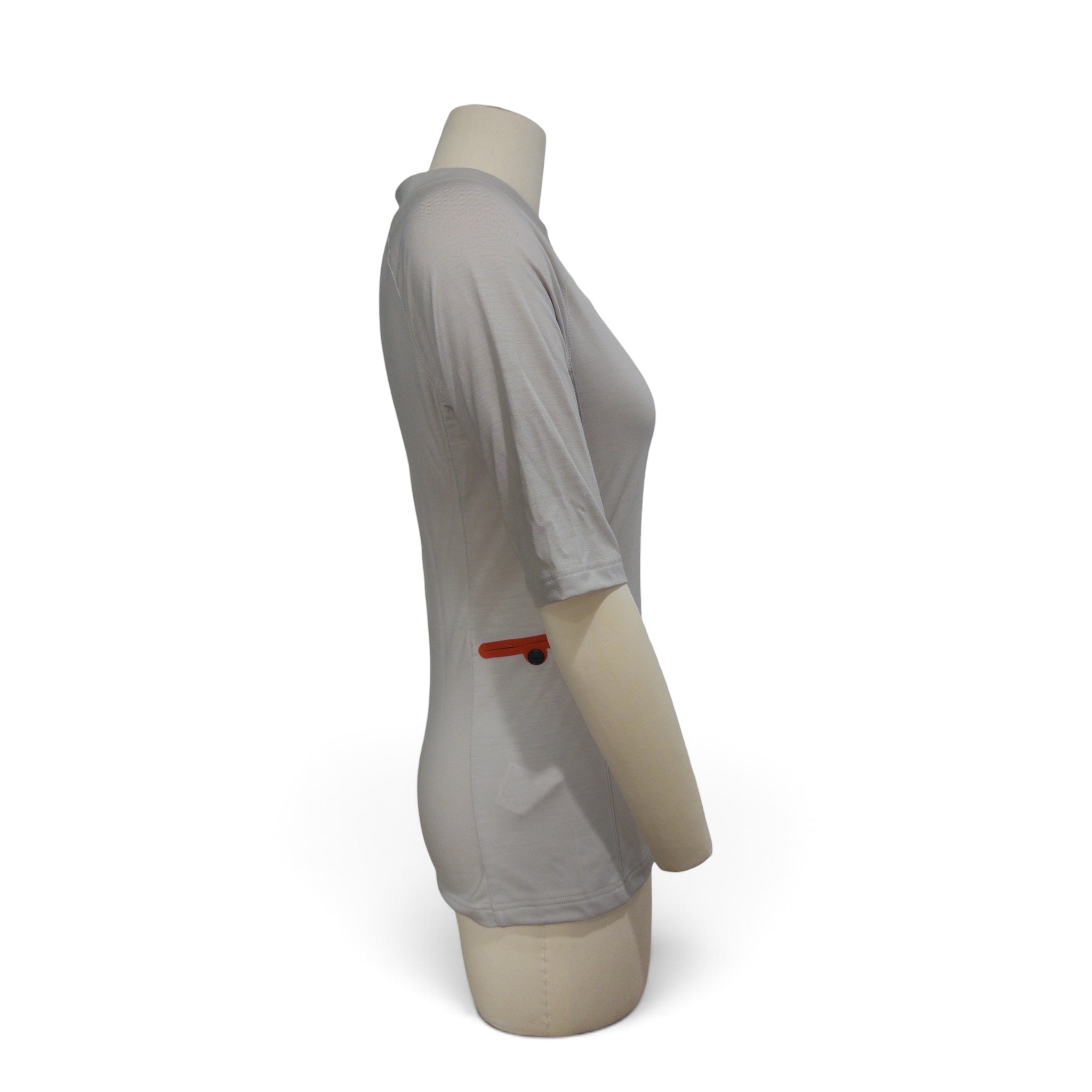 Hermes Fit Femme Training Shirt - Gris Carriere / Size Small   NEW