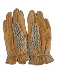 Mountain Horse Jr. Crochet Gloves - Sand / Youth Medium