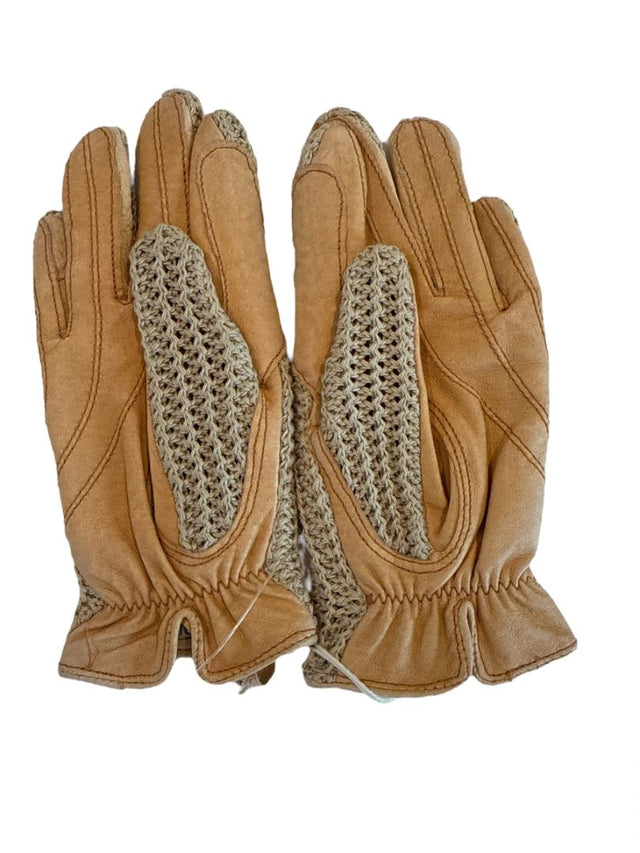 Mountain Horse Jr. Crochet Gloves - Sand / Youth Medium