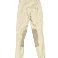 Kerrits Kids Knee Patch Performance Tights - Tan / Size Youth Large