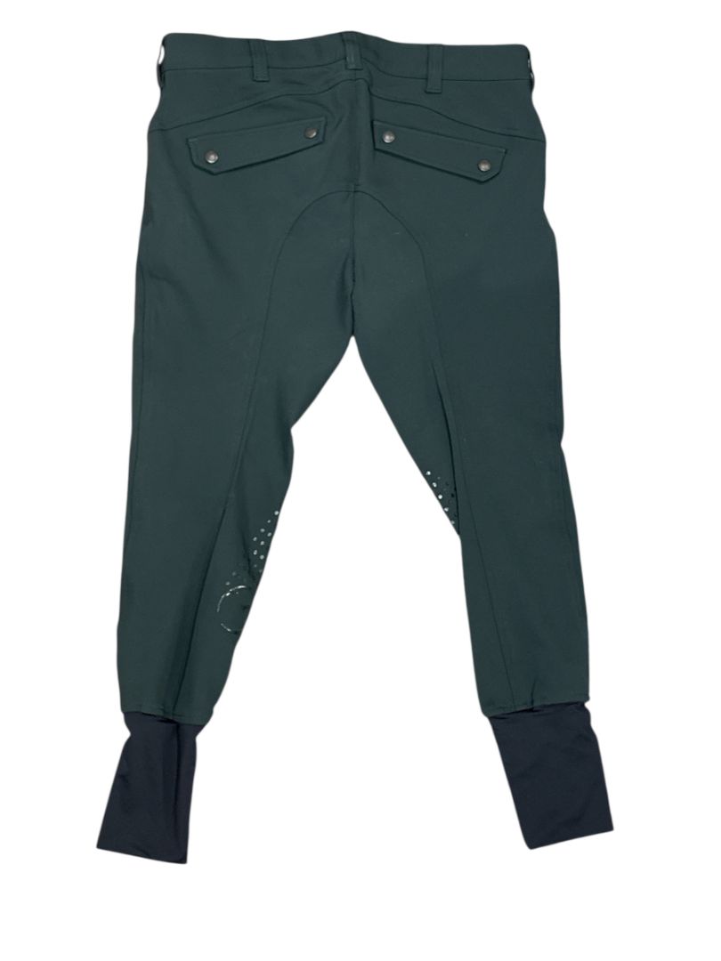 Vestrum Men's Nashville Knee Grip Breeches - Green / Size IT 48 (US 32) NEW
