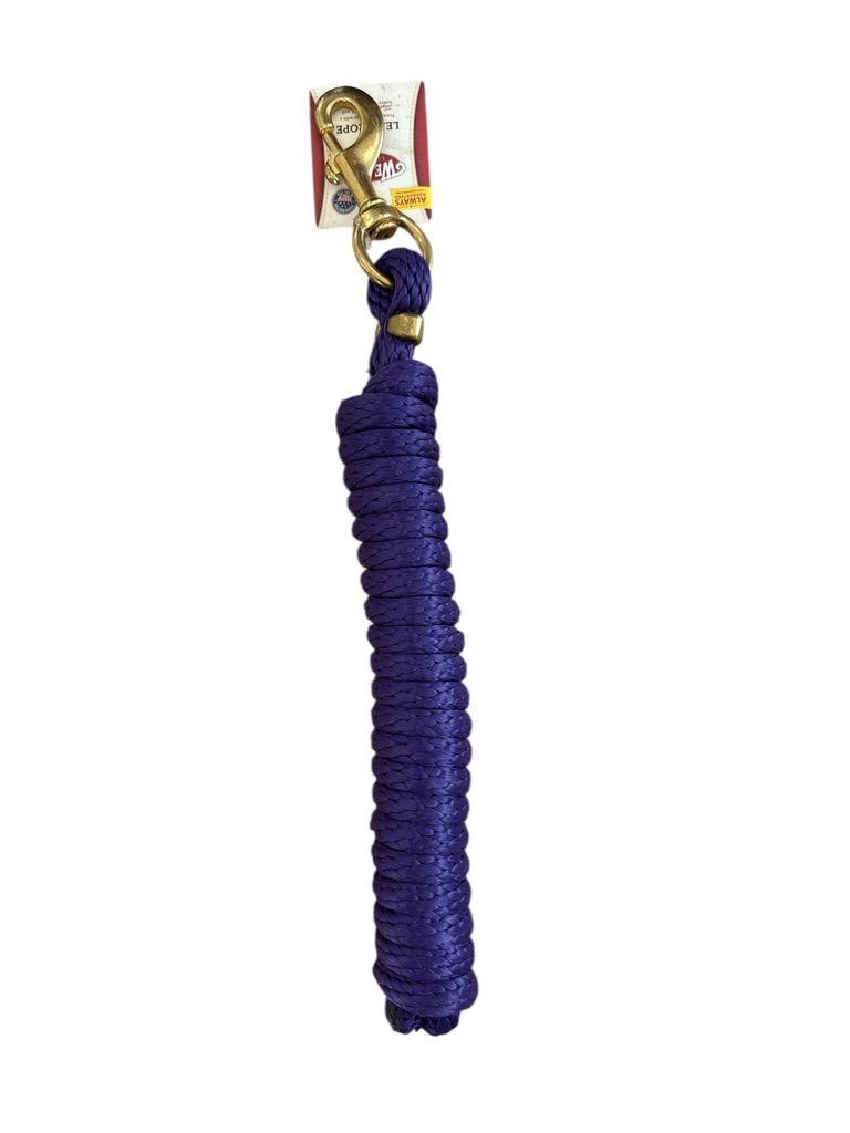 Weaver Lead Rope with Brass Plated 225 Snap 10’ NEW