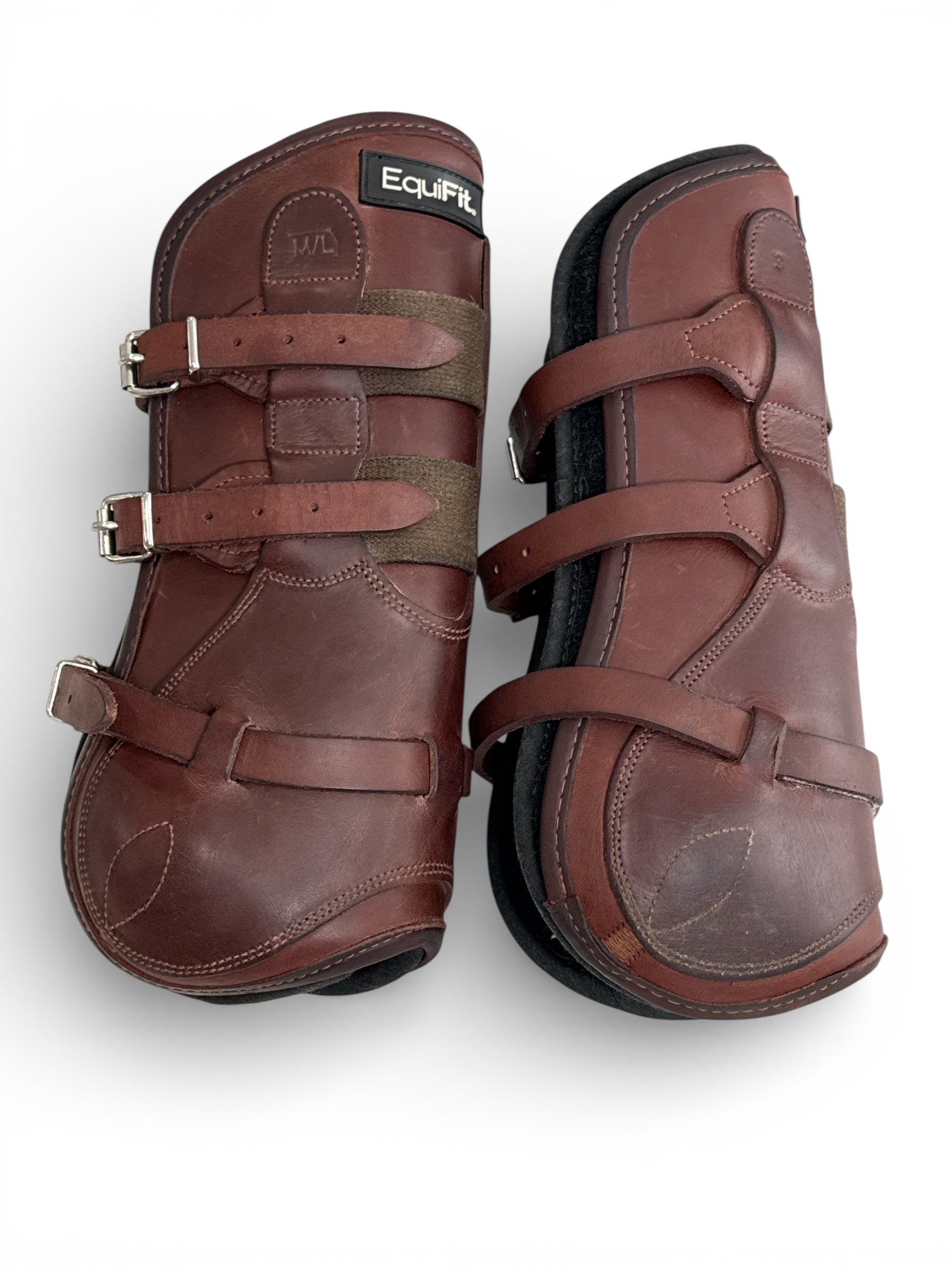 Equifit Luxe Front Boots Brown Leather - Size M/L
