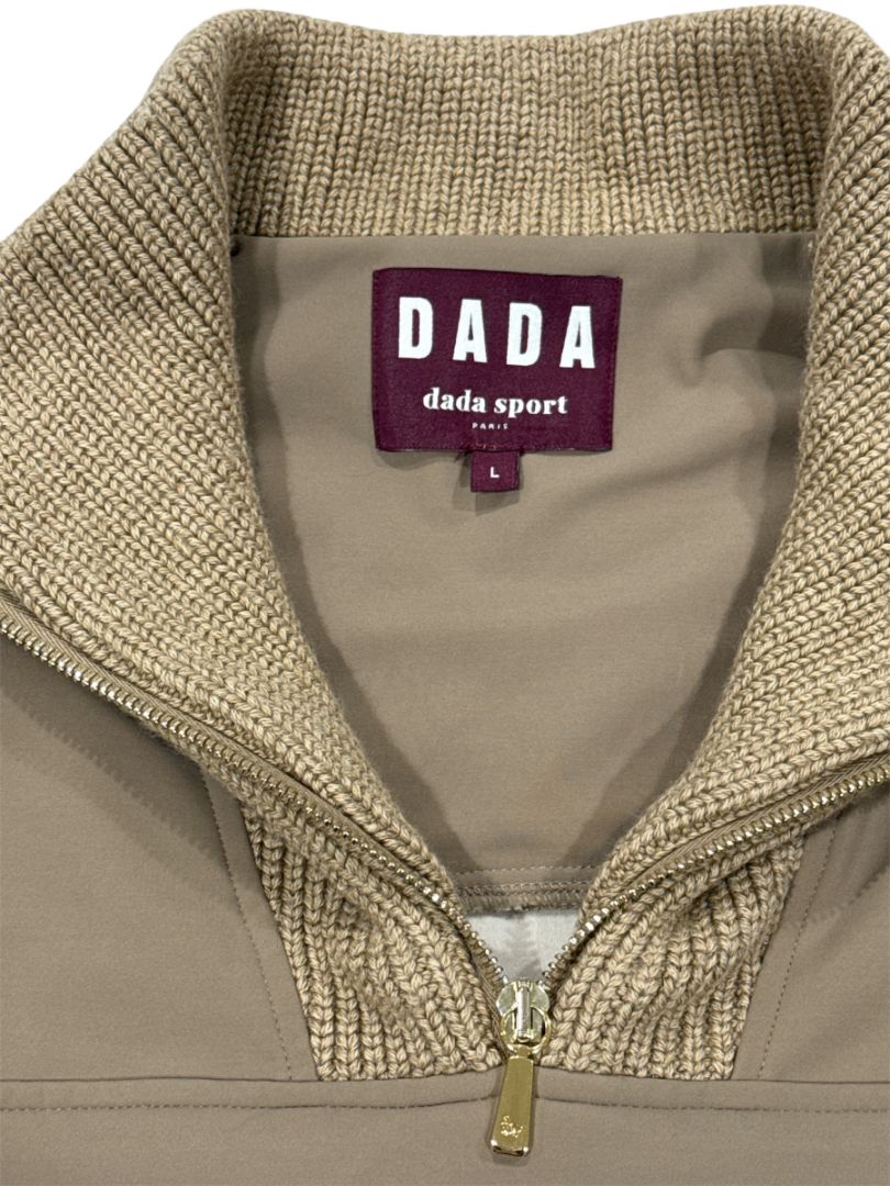 Dada Sport "Urvoso" Trucker Jacket - Mocha (Tan) Size Large