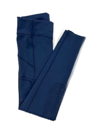 Equiline Women's EdodieK Knee Grip Riding Leggings, Blue Medium / US 6