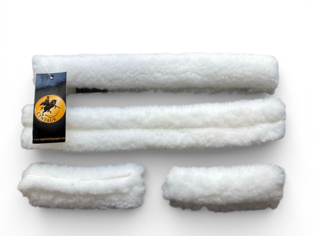 Centaur Fleece Halter Tube Kit - 4 Piece Set White  NEW