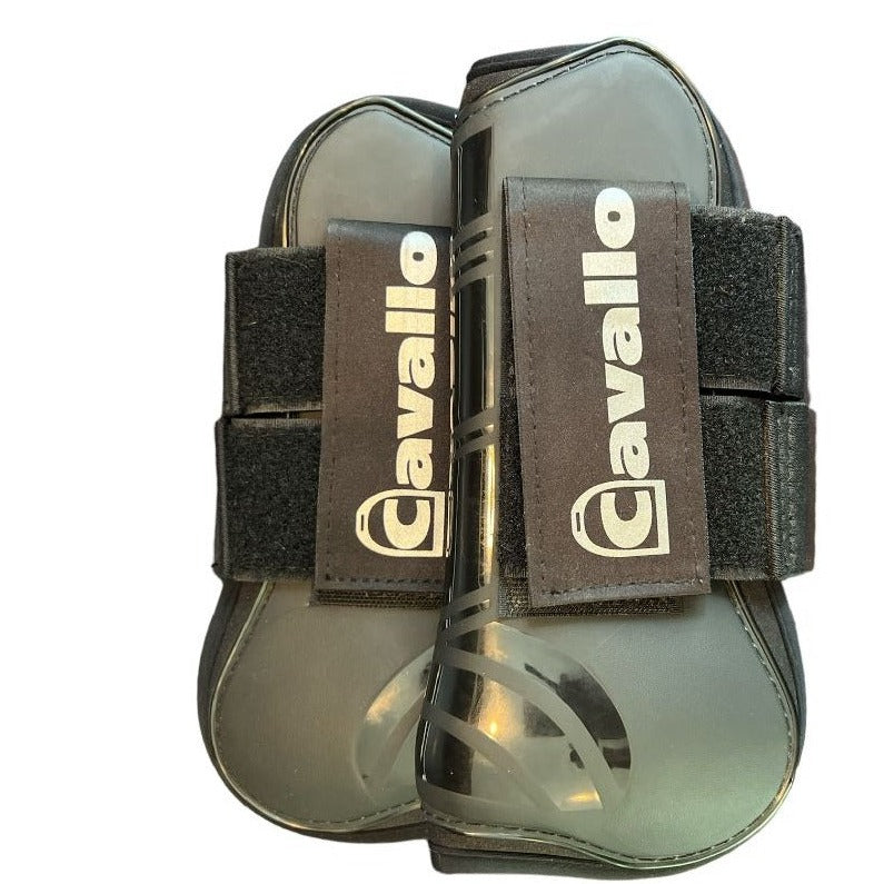 Cavallo Black Tendon Hardshell Boots Full Size