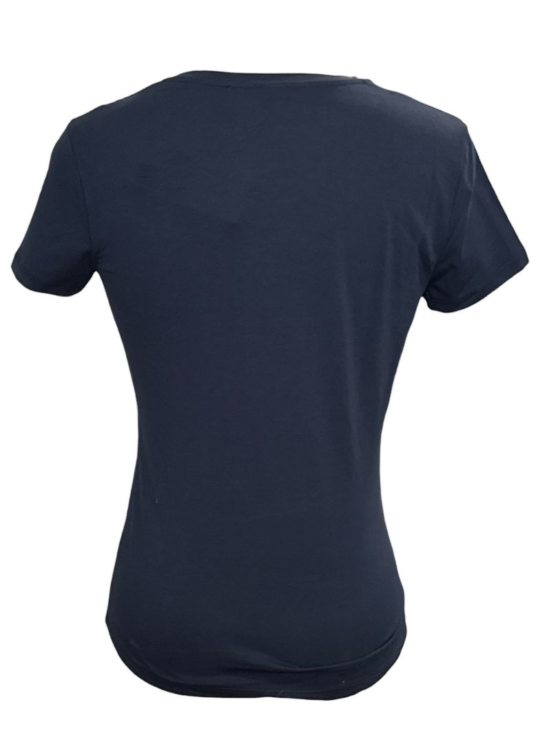 Vestrum Women's Short Sleeve T-Shirt - Navy Print / Size XS    NEW