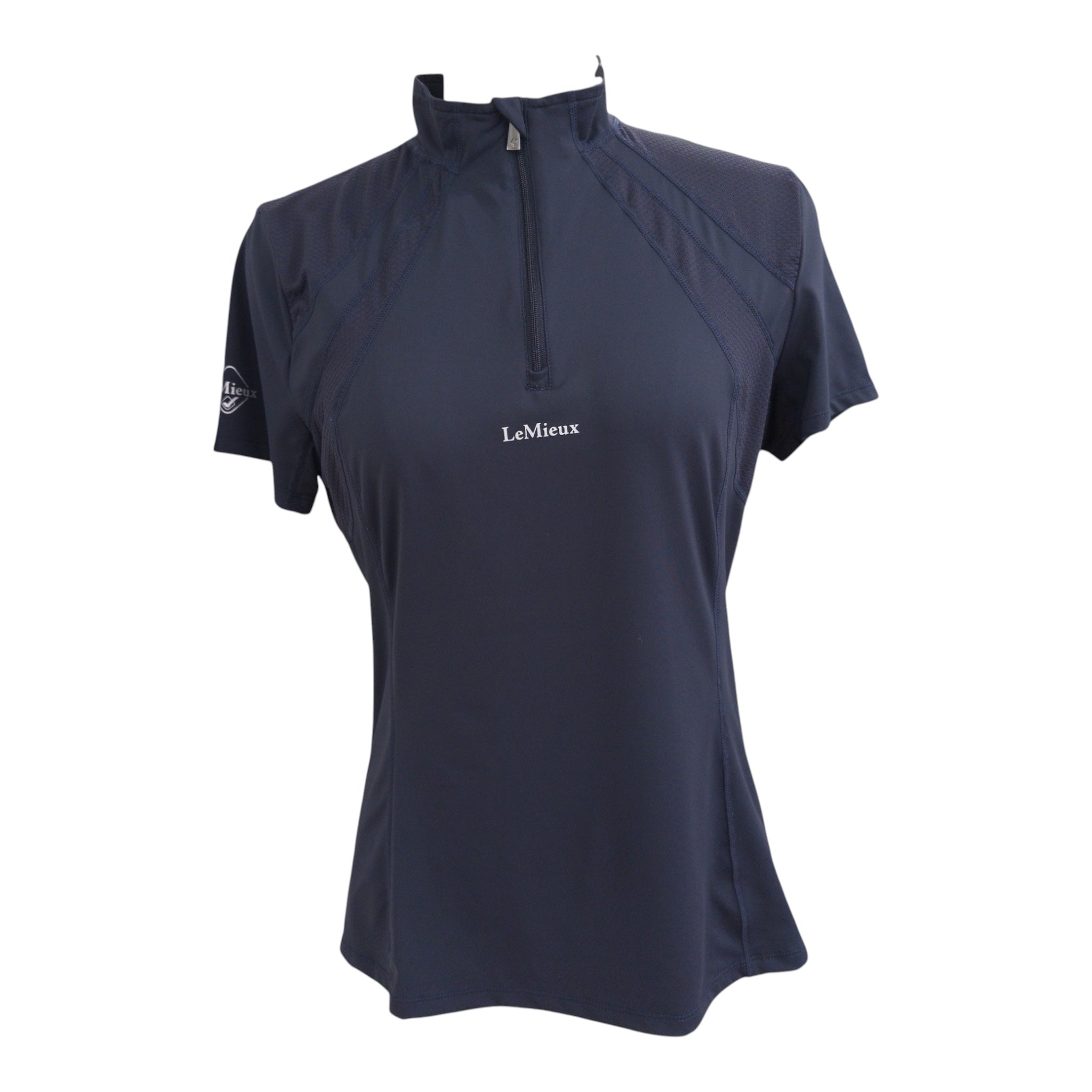 LeMieux Women's Mia MeshTraining Shirt - Navy / Size US 8