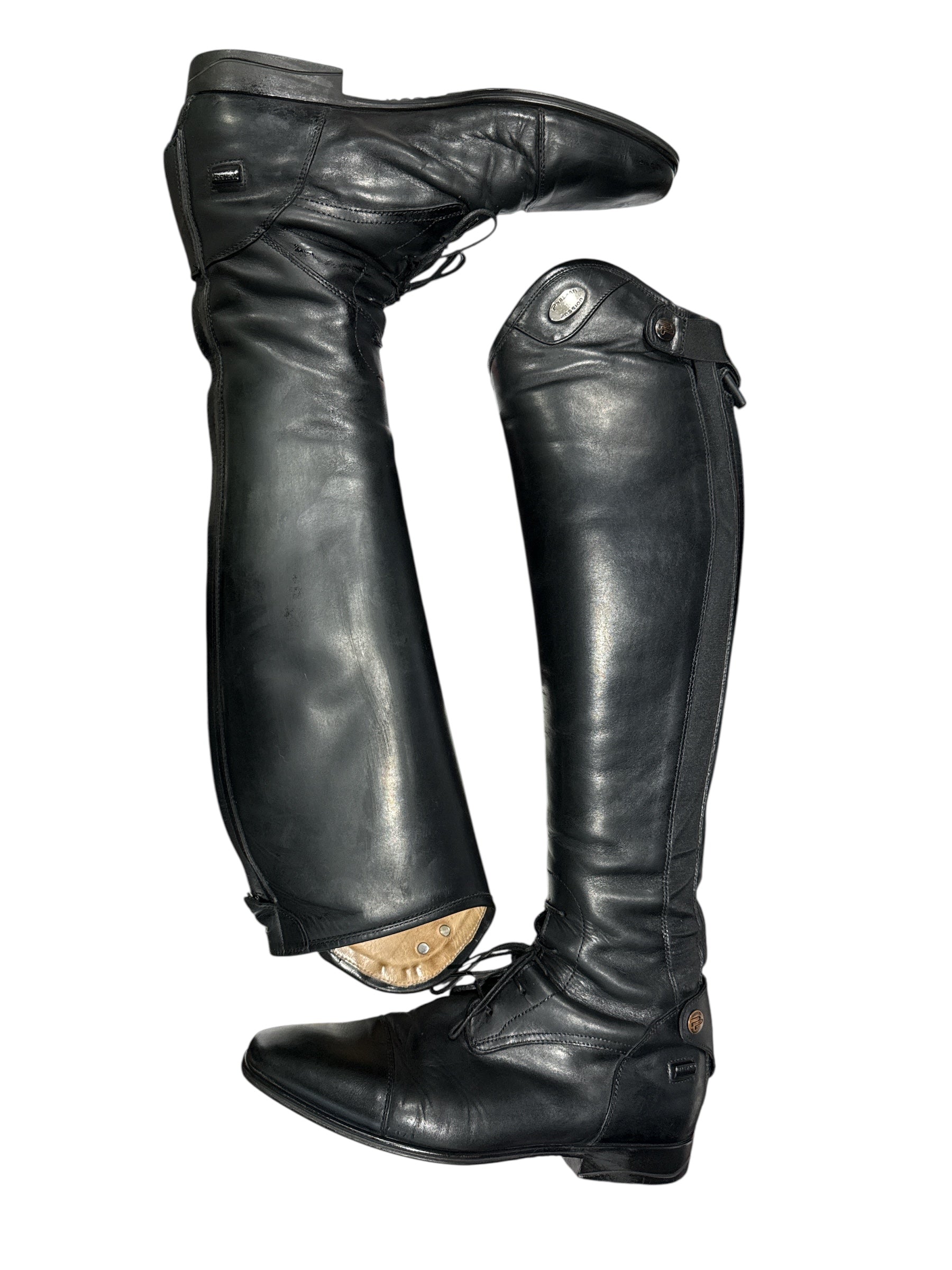 Parlanti Woman's Tall Miami Field Boots Black Size 41 MH +