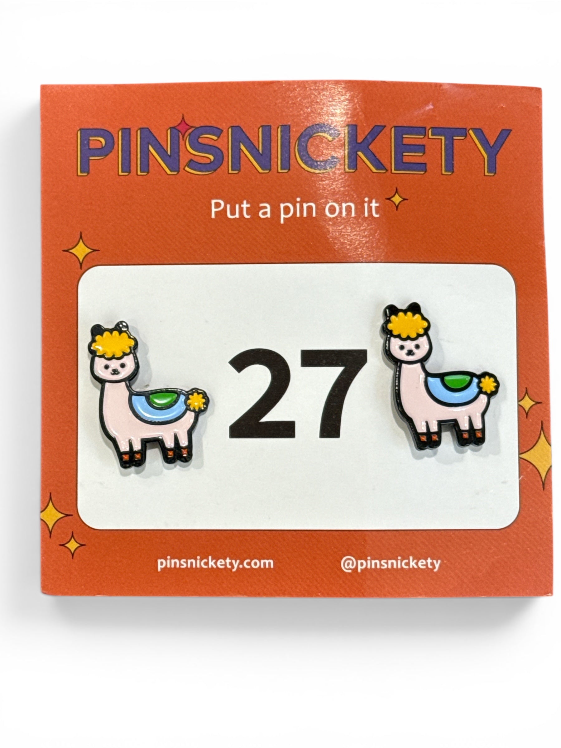 Pinsnickety Drama Llama Number Pins NEW