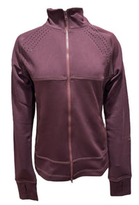 Montar Angela Soft-shell Lasercut Jacket - Plum / Size Medium NEW
