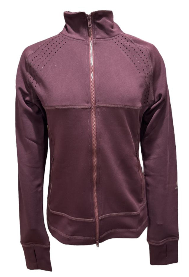 Montar Angela Soft-shell Lasercut Jacket - Plum / Size Medium NEW