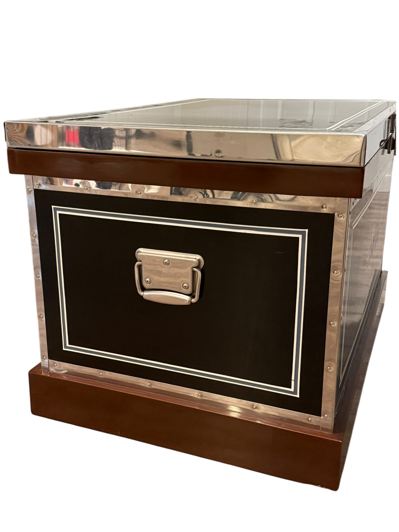 McGuinn Farms Large Vinyl Custom Tack Trunk - Black