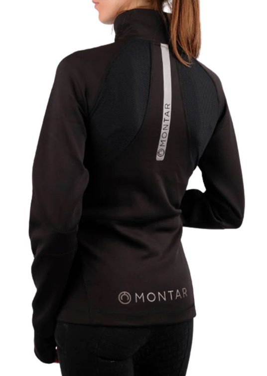 Montar Angela Soft-shell Lasercut Jacket - Black / Size XL NEW