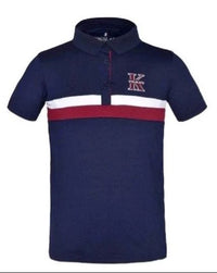 Kingsland Locke Junior Tec Micro Pique Polo Boy's Navy Shirt - Size 122/128 (US 7/8) NEW
