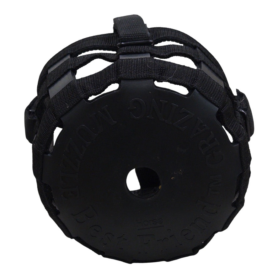 Best Friend Deluxe Grazing Muzzle with Leather Crown in Draft size (item BF06L) New