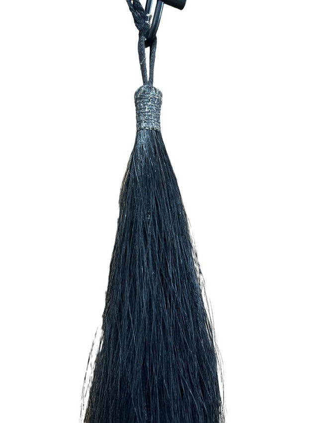 black false horse tail 