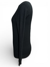 TKEQ The Shop Women's Long Sleeve Sweater Black Size XS NEW