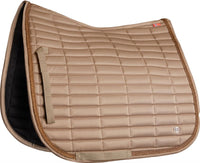 B Vertigo Quinn Dressage Saddle Pad, Tan Full Size NEW