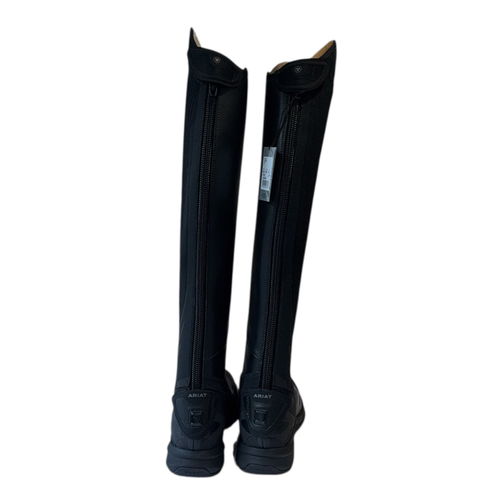 Ariat Woman's Ascent Tall Boots -Black Size US 8.5 / Medium Width / Tall Height   NEW