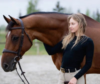 TKEQ The Shop Women's Long Sleeve Sweater Black Size XS NEW