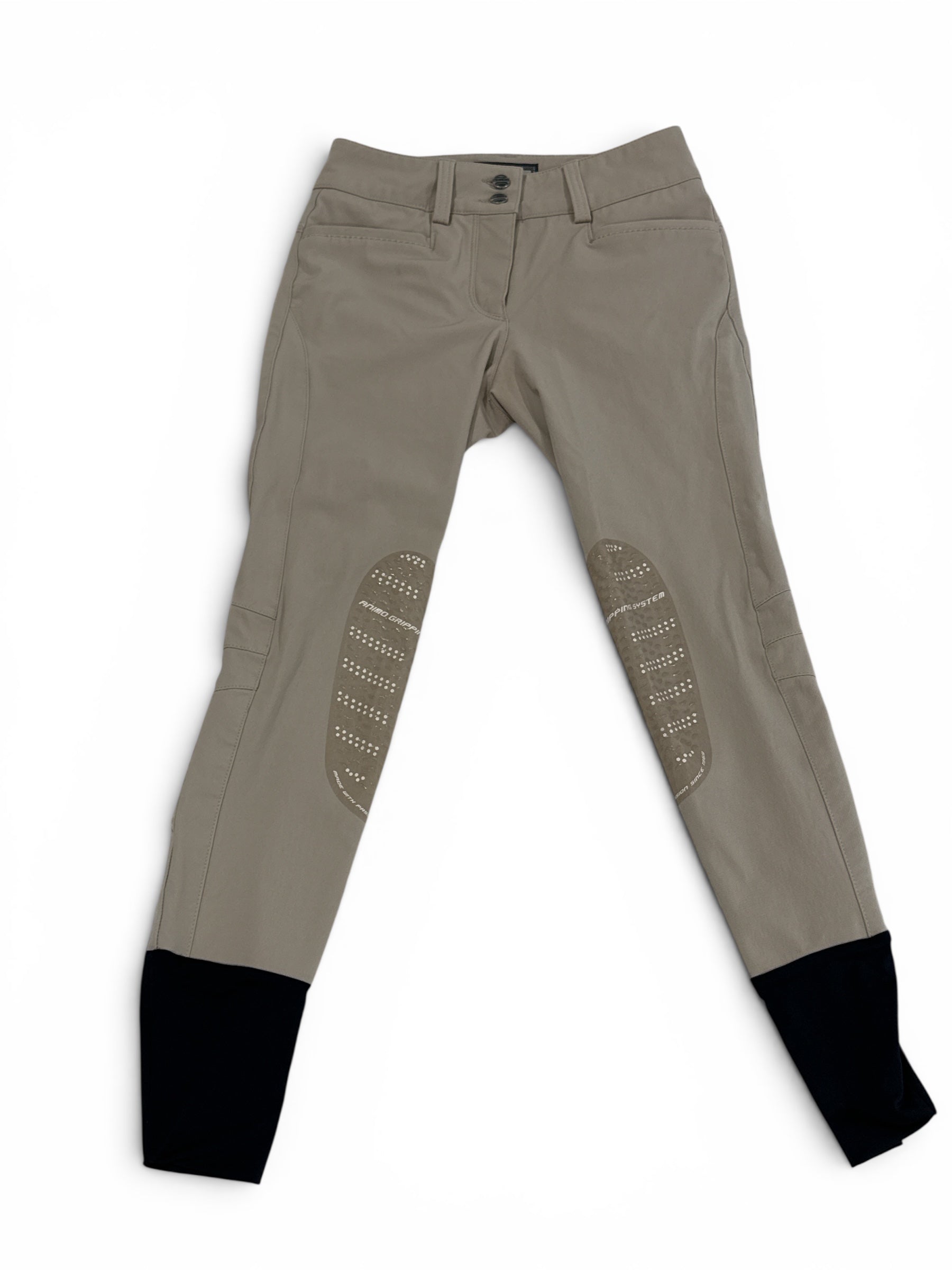 Animo Naspre Women's Knee Grip Breeches Tan Size IT40 US26