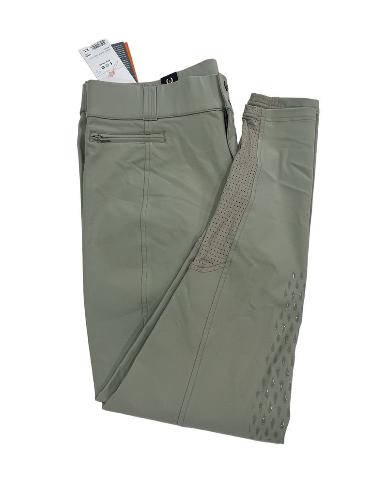 Kerrits Women’s Affinity Ice Fil Knee Patch Breech - Sand Tan/ Size XL  NEW