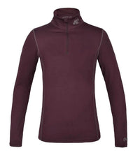 Kingsland Lara Girls 1/2 Zip Training Shirt, Red Port Royal 122/128 (US 7/8) NEW