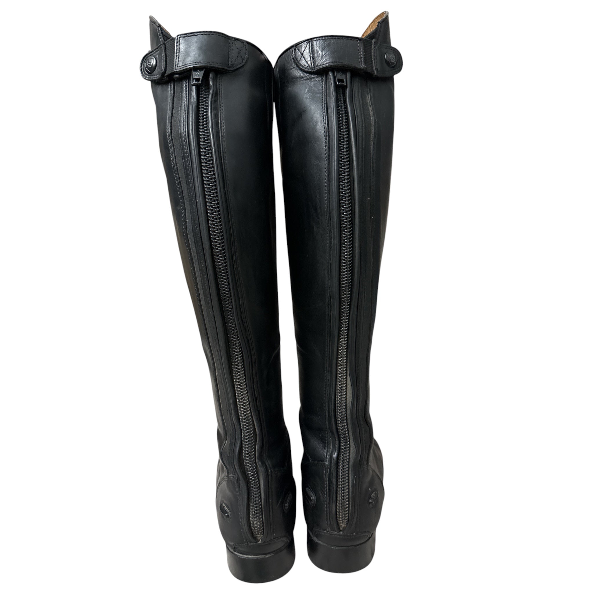 Ariat Heritage Contour II Field Zip Tall Riding Boot - Black / Size 8.5 Short Height / Full Calf
