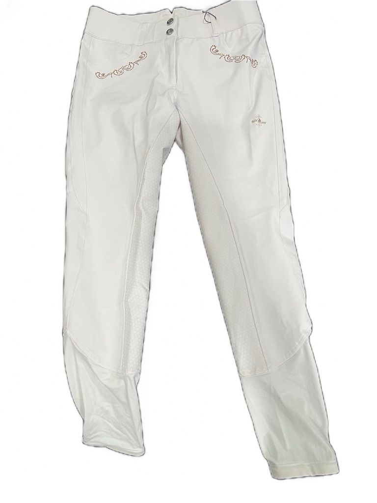 Fair Play Daisy Chic Breeches - White / Size EU 38 NEW
