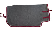 Saratoga Horseworks Wool Exercise Rug - Grey / Size 82" - 84"