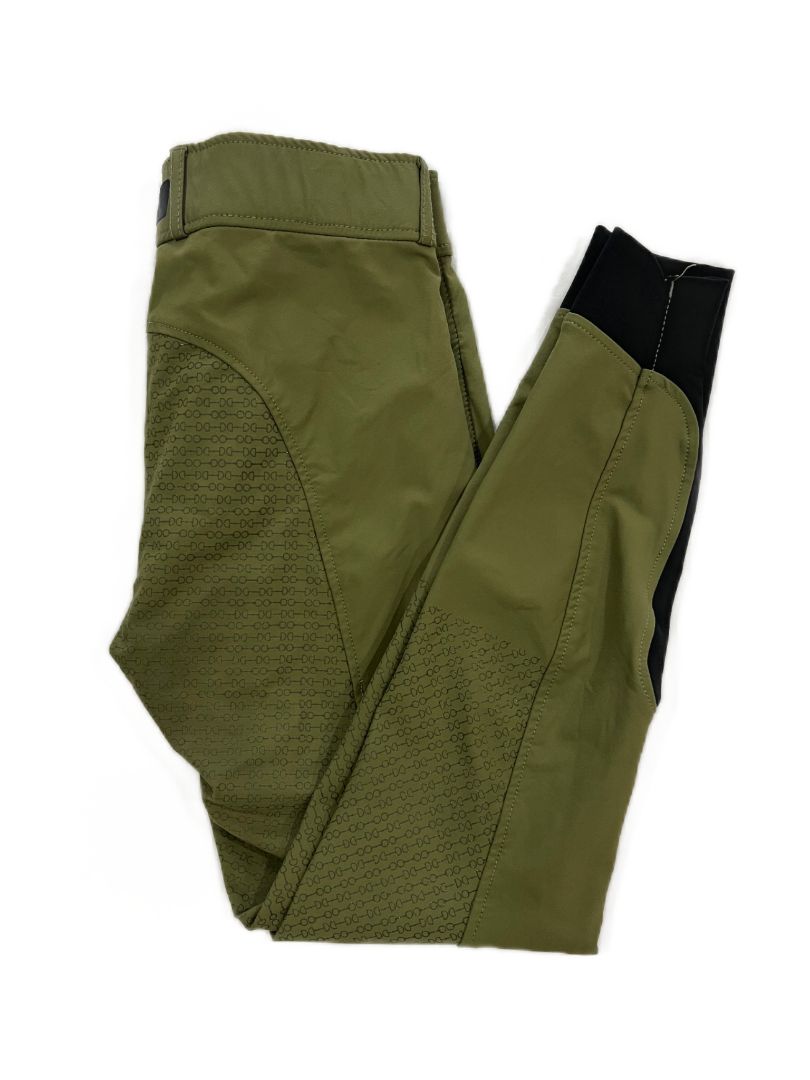 Dover Saddlery Ladies Wellesley Tech Full-Seat Breeches -  Green / Size US 26