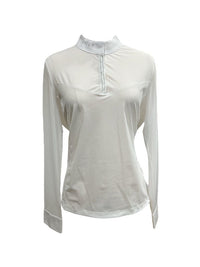 Pikeur Elonie Long Sleeve Show Shirt - White / Size EU44 / US 12 NEW