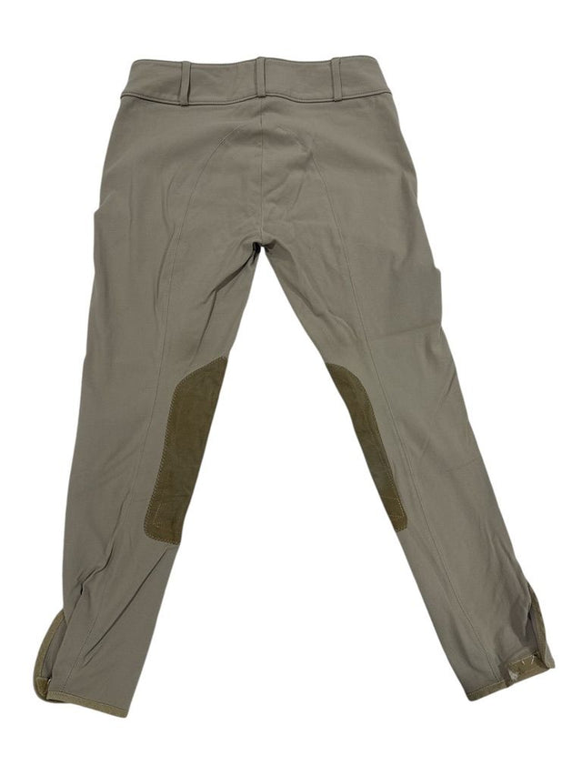 The Tailored Sportsman Youth Trophy Hunter Breeches -  Tan Knee Patch / Size 16 Regular (style #3960)