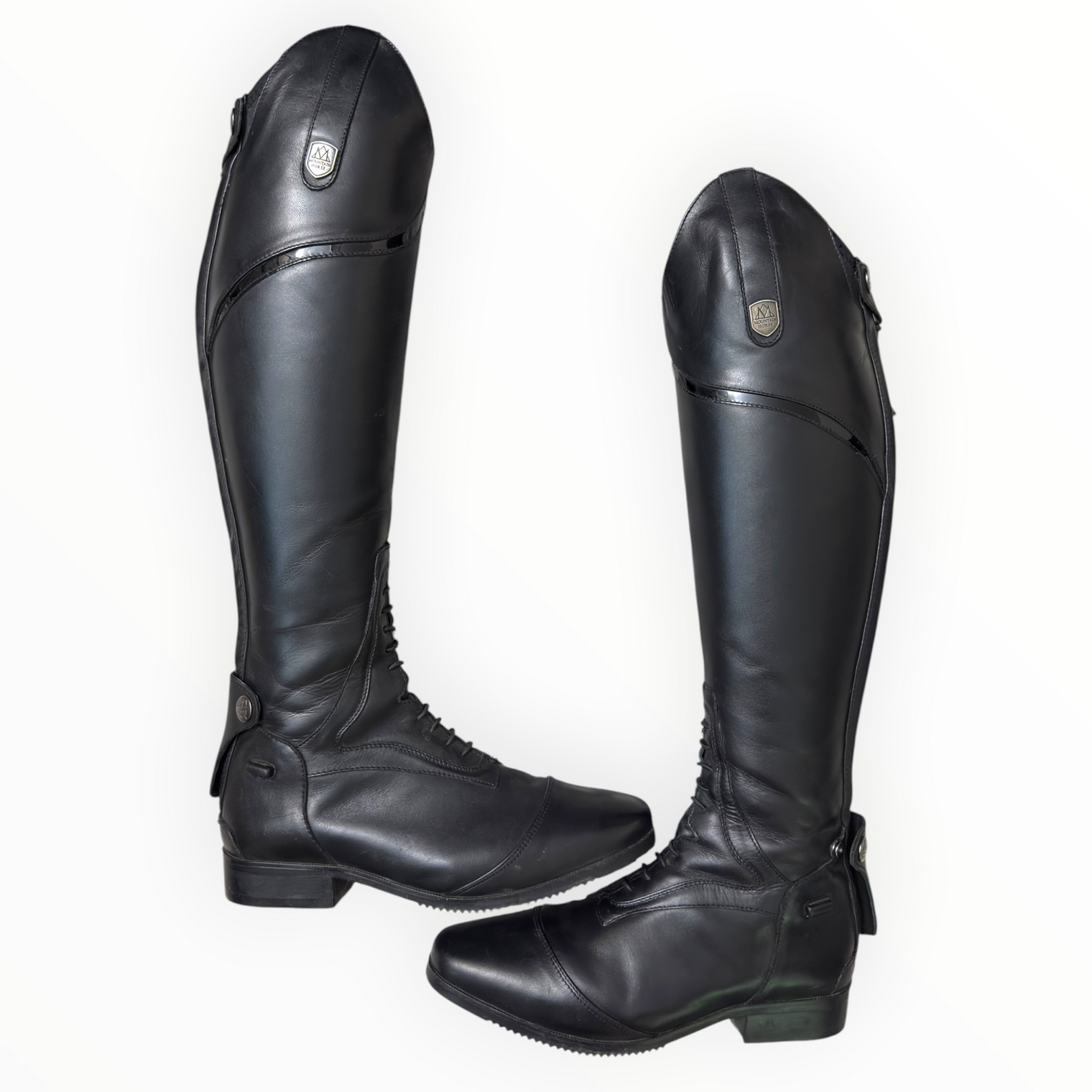 Mountain Horse Sovereign Field Boots - Black / Size 7 /Slim Calf / Reg Height