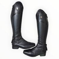 Mountain Horse Sovereign Field Boots - Black / Size 7 /Slim Calf / Reg Height