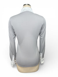 Alessandro Albanese Long Sleeve Competition Shirt - Light Grey / Size Small