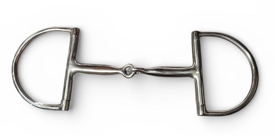 Centaur Jointed Hunter Dee Snaffle Bit  - Size 5 1/2" NEW