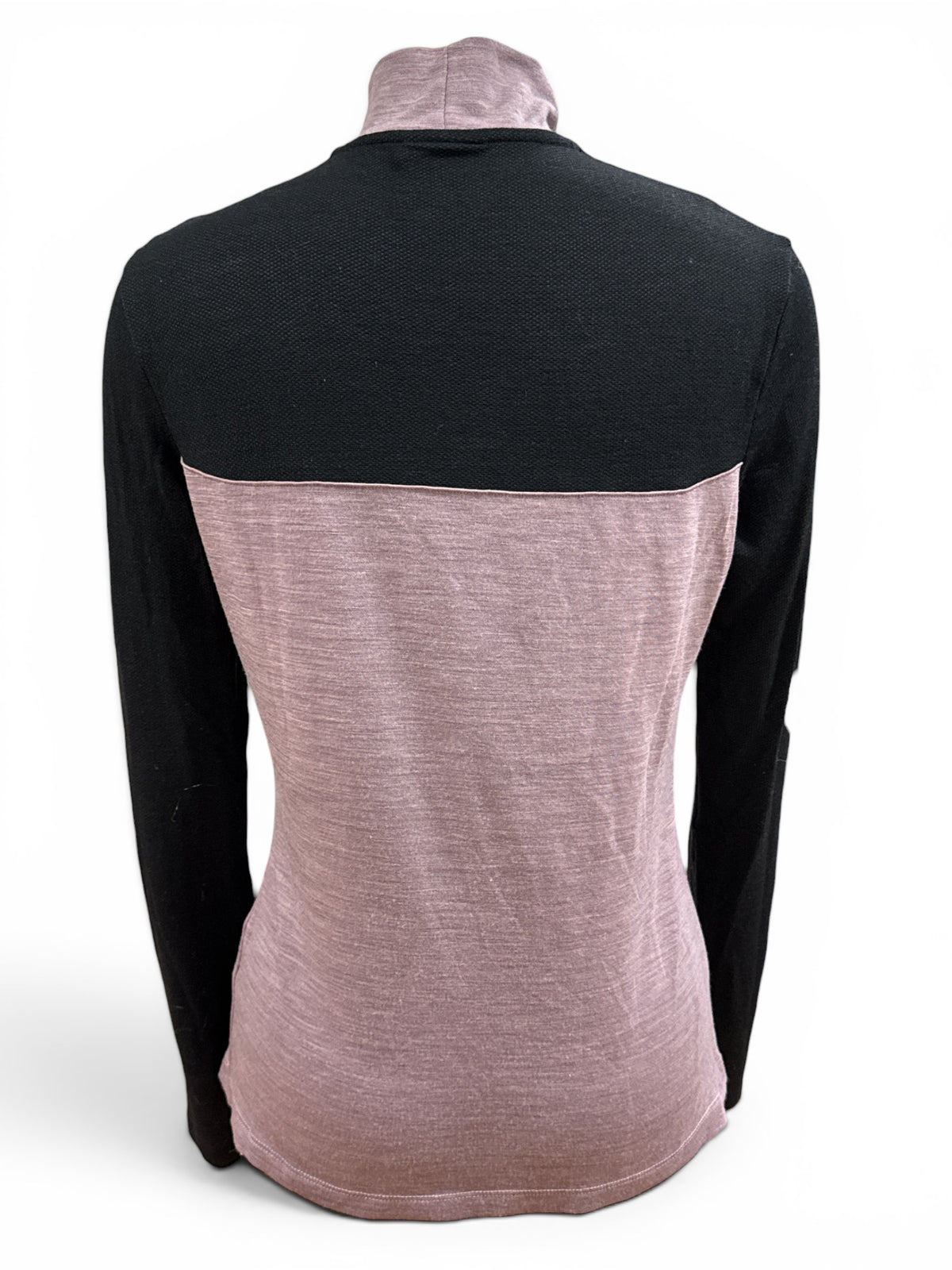 Cavalleria Toscana Technical Wool Turtleneck Shirt -Black Grape / Size Medium