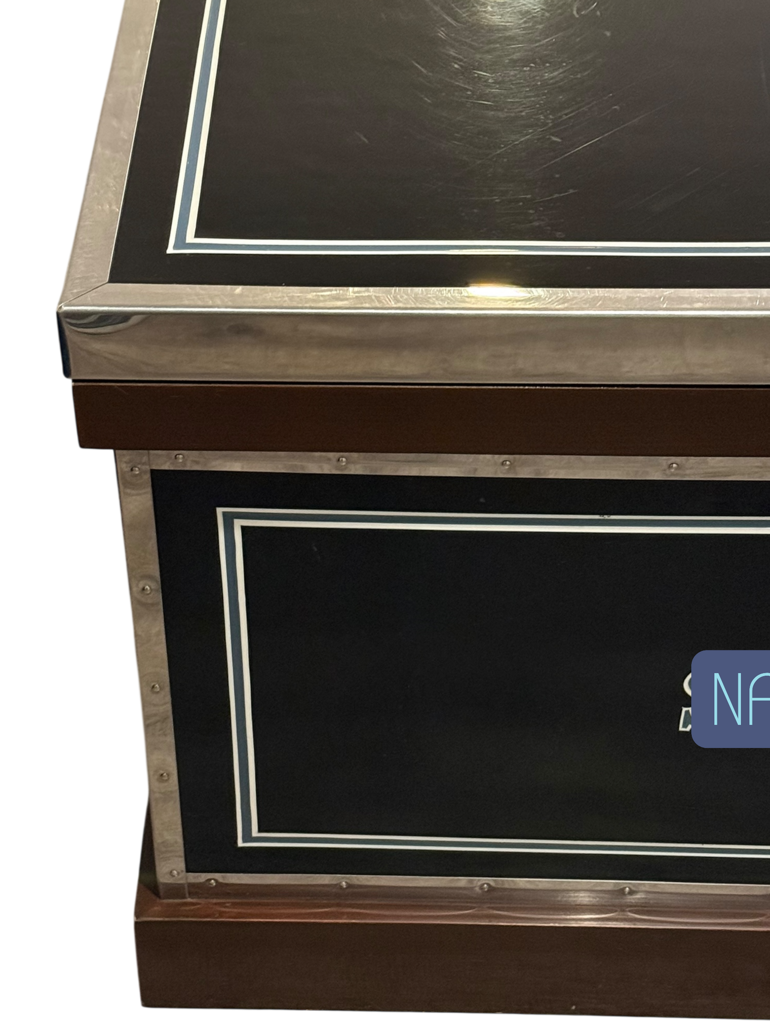 McGuinn Farms Large Vinyl Custom Tack Trunk - Black