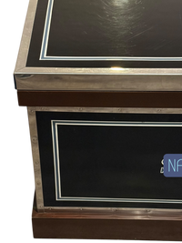 McGuinn Farms Large Vinyl Custom Tack Trunk - Black