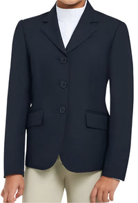 RJ Classics Girls Youth Hampton Show Coat - Navy / Size 16 R