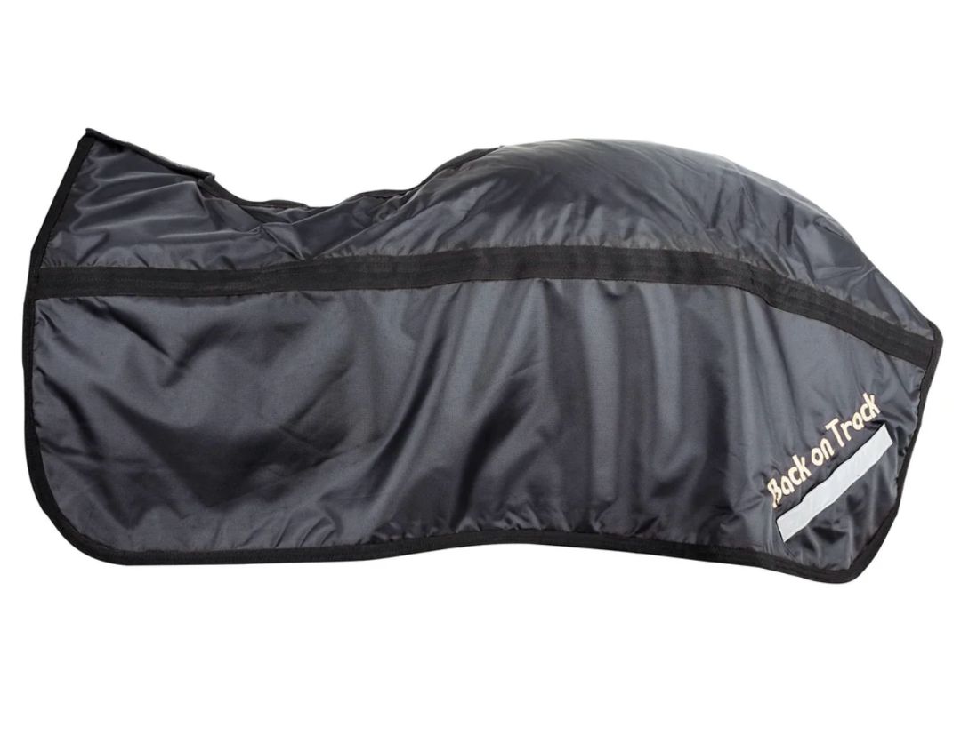 Back on Track Therapeutic Nylon Exercise Sheet - Black / Size 72"  NEW