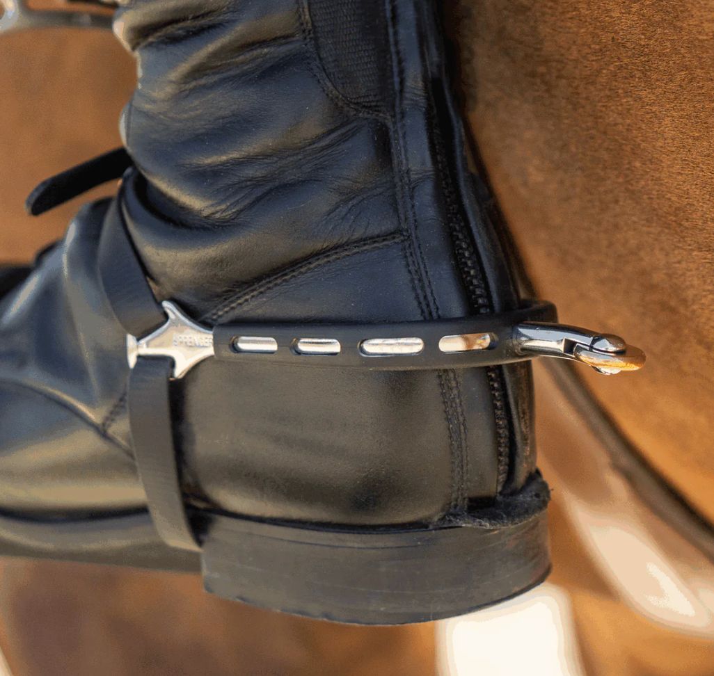 Herm Sprenger ULTRA Fit Extra Grip Spurs - Horizontal Comfort Roller / 35 MM